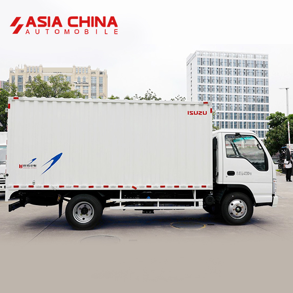 Isuzu ELF NKR 100P Van Cargo Truck with 4K Engine