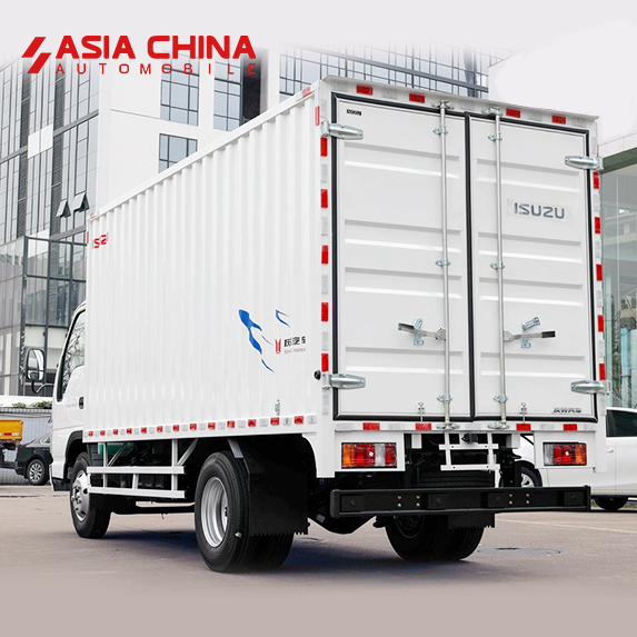 Isuzu ELF NKR 100P Van Cargo Truck with 4K Engine