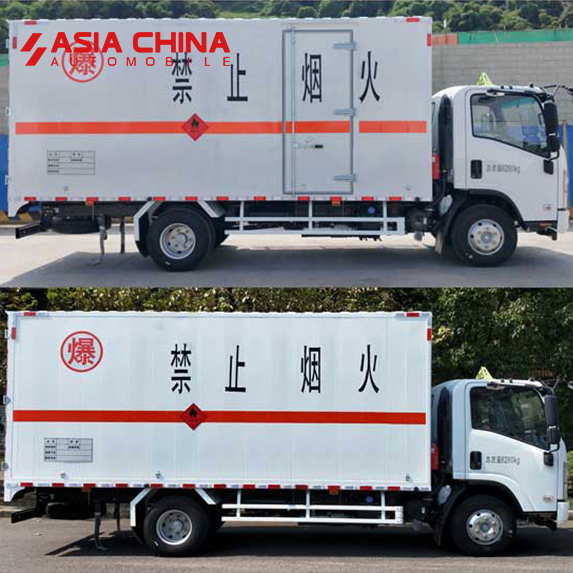 Isuzu Flammable Liquid Van Transport Truck