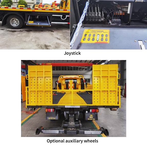 Isuzu Tow Truck with Flatbed and Wheel Lift