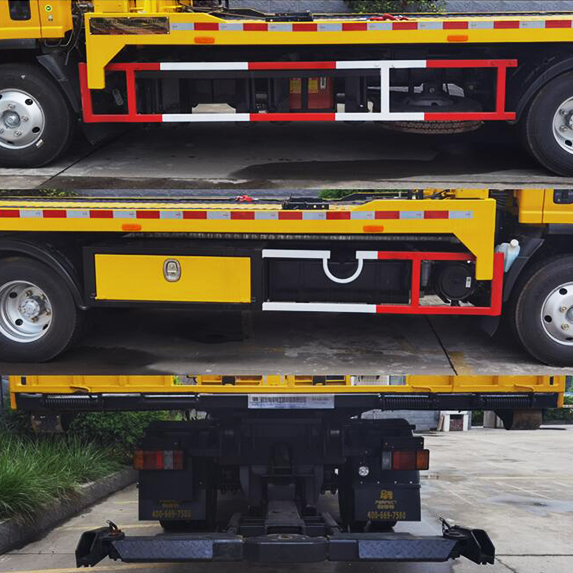 Isuzu Tow Truck with Flatbed and Wheel Lift