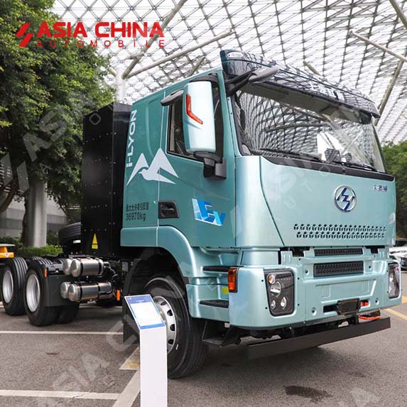Hongyan Genlyon C6P 6×4 Battery Electric Tractor Truck (BEV)
